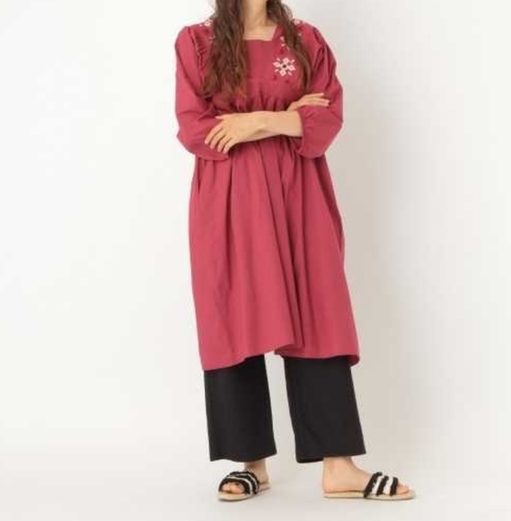 Embroidered Tunic Dress - Picture 8 of 13